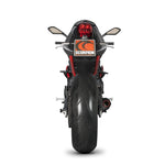 Scorpion Serket Taper Carbon Oval Exhaust - Triumph Street Triple 675 R & RX 2013 - 2016