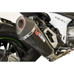 Scorpion Serket Taper Carbon Oval Exhaust - Kawasaki Z800 2013 - 2016