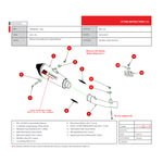 Scorpion Serket Taper Stainless Oval Exhaust - Kawasaki Z800 13-16