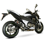 Scorpion Serket Taper Stainless Oval Exhaust - Kawasaki Z800 13-16