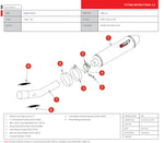 Scorpion Factory Satin Titanium Oval Exhaust Carbon Outlet BMW F800 GS 08>Current