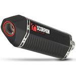 Scorpion Serket Carbon Oval Exhaust - Honda NC700 S/X 2012 - 2013