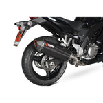 Scorpion Serket Parallel Stainless Oval Exhaust - Suzuki SV 650 2004 - 2015