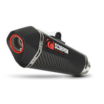 Scorpion Serket Taper Carbon Oval Exhaust - Triumph Speed Triple 2011 - 2015