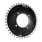 Apico Solid Rear Sprocket - Gas Gas 2000-22, Montesa 4RT 2005-22, Sherco Trials 2002-22 - Black/43T