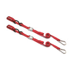 Raceline Tie Down Straps With Extra Loop  Snap Hooks - Red