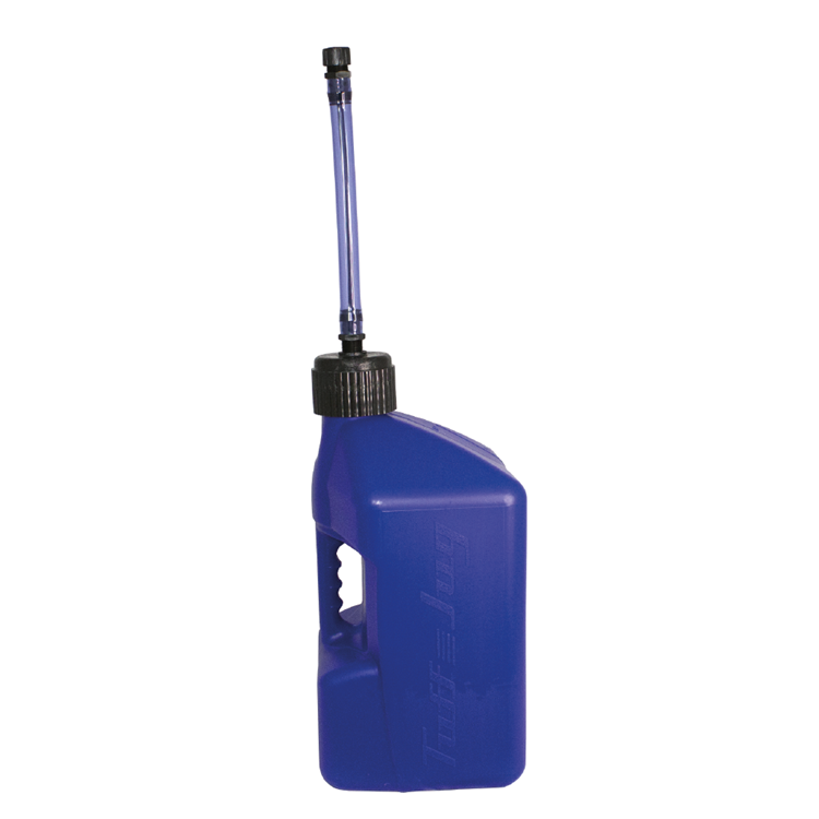 Tuff Jug 10 Litre Fuel Can With Standard Cap & Auto Spout - Blue/Blue