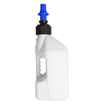 Tuff Jug 10 Litre Fast Fill Fuel Can With Ripper Cap - White/ Blue