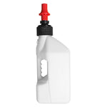 Tuff Jug 10 Litre Fast Fill Fuel Can With Ripper Cap - White/ Red