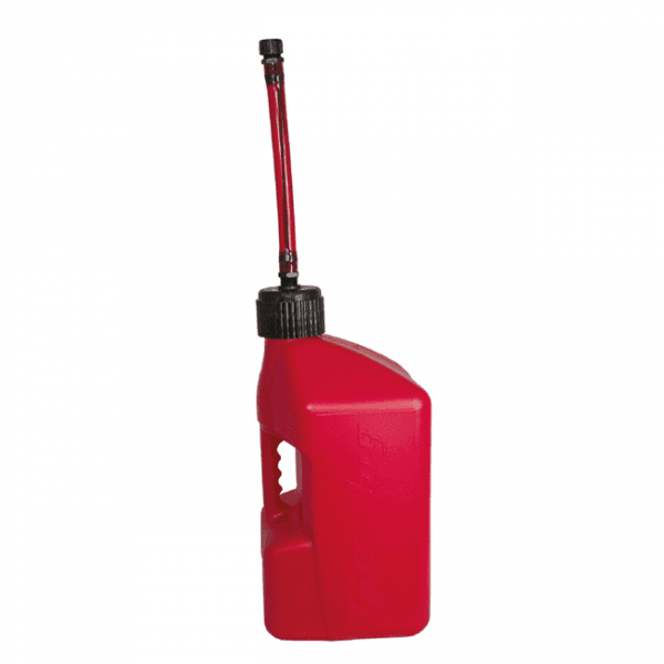 Tuff Jug 20 Litre Fuel Can With Standard Cap & Auto Spout - Red/Red