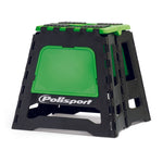 Polisport Moto Folding Box Paddock Stand - Black/ Green