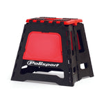 Polisport Moto Folding Box Paddock Stand - Black/ Red