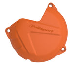 Polisport Clutch Cover Protector - KTM SX 125/150 2009-15, EXC 125/200 2009-16, Husqvarna TC125 2014-15, TE125 2014-16 - Orange