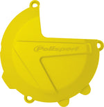 Polisport Clutch Cover Protector - KTM SX250 2017-22, EXC 250/300 2017-23, Husqvarna TE 250/300 2017-23 - Yellow