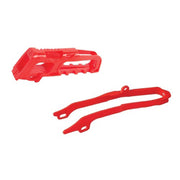 Polisport Chain Guide & Slider Kit - Honda CRF250R 2010, CRF450R 2009-10 - Red