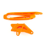 Polisport Chain Guide & Slider Kit - KTM SX/SXF 2007-10, EXC 2008-11 - Orange