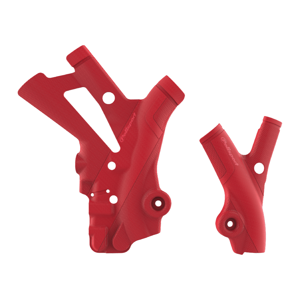 Polisport Frame Protectors - Beta 250/300 RR & 350-520 RR 2013-19 - Red