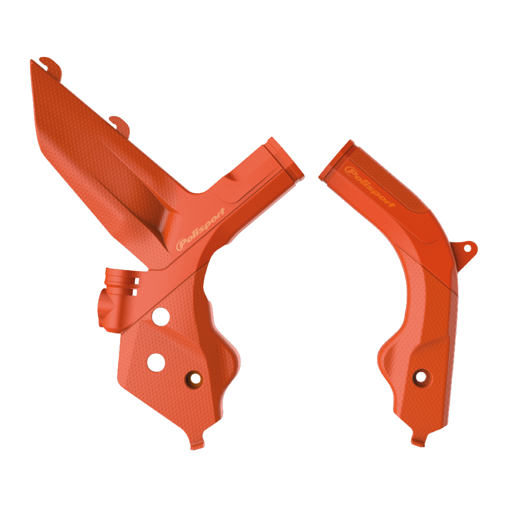 Polisport Frame Protectors - KTM SX/SXF 2019-22, EXC/EXC-F 2020-23 - Orange