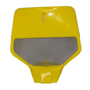 Polisport Universal Vented Front Number Board - Yellow