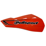 Polisport Qwest Handguards With Plastic Mounting Kit - Orange