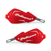 Polisport Touquet Handguards With Universal Mounting Kit - Red