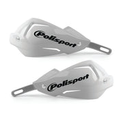 Polisport Touquet Handguards With Universal Mounting Kit - White