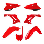 Polisport Plastics Kit - Honda Restyle CR125-250 2002-07 Restyle To CRF450R 2021-22 - Red