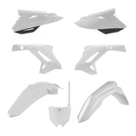 Polisport Plastics Kit - Honda Restyle CR125-250 2002-07 Restyle To CRF450R 2021-22 - White