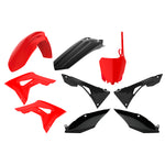 Polisport Plastics Kit - Honda CRF250R 2018-21, CRF450R 2017-20 - Red/Black