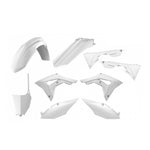 Polisport Full Plastics Kit - Honda CRF250R 2018-21, CRF450R 2017-20 - White