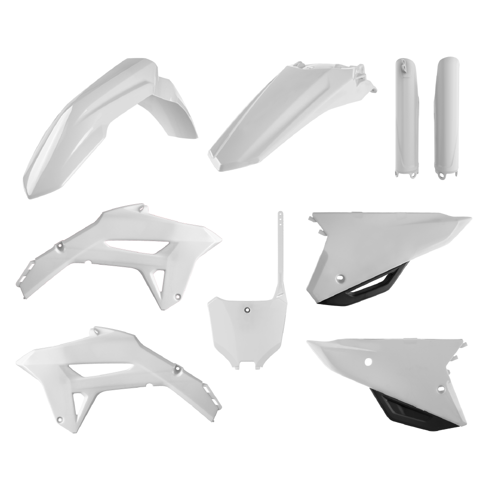 Polisport Full Plastics Kit - Honda CRF250R 2022-23, CRF450R 2021-23 - White