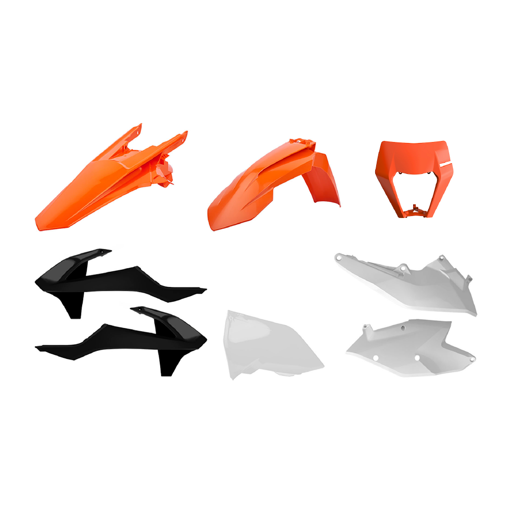 Polisport Enduro Plastics Kit - KTM EXC/EXC-F 2017-19 - OEM18