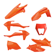 Polisport Enduro Plastics Kit - KTM EXC 250/300 & EXC-F 250/350/450/500 2017-19 - Orange