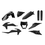 Polisport Enduro Plastics Kit - KTM EXC 150/250/300 & EXC-F 250/350/450/500 2020-23 - Black