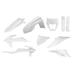 Polisport Enduro Plastics Kit - KTM EXC 150/250/300 & EXC-F 250/350/450/500 2020-2023 - White