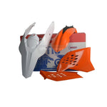 Polisport Plastics Kit - KTM EXC 2008-11 - Orange/ White