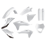 Polisport Full Enduro Plastics Kit - Gas Gas EC 250/300 & EC 250/350 F 2020-23 - White