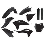 Polisport Full Plastics Kit - Gas Gas MC125 & MC-F 250/450 2021-23 - Black