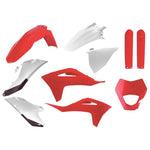 Polisport Plastics Kit - Gas Gas MC125-250, MC250F-450F 2021-23 - Red/White