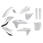 Polisport Full Plastics Kit - Gas Gas MC125 & MC250F 2021-23 - White