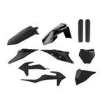 Polisport Full Plastics Kit - KTM SX 125/150/250 & SXF 250/350/450 & XC/XC-F 125/250/300/350/450 2019-22 - Black