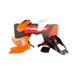 Polisport Full Plastics Kit - KTM SX65 2012-15 - Orange/White (OEM 2012)