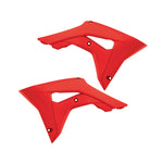 Polisport Radiator Scoops - Honda CRF250R 2018-21, CRF450R 2017-20 - Red