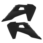 Polisport Radiator Scoops - Husqvarna TC/FC/TX/FX 2019-22, TE/FE 2020-22 - Black