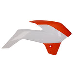 Polisport Radiator Scoops - KTM SX85 2013-17 - Orange/ White