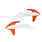 Polisport Radiator Scoops - KTM SX/SXF/XC-F 2019-22, EXC/EXC-F/XC-W 2020-23 - Orange/White