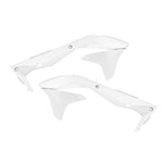 Polisport Radiator Scoops - Kawasaki KXF450 2016-18 - White