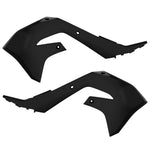 Polisport Radiator Scoops - Kawasaki KXF250 2021-23, KXF450 2019-23 - Black