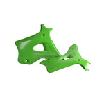 Polisport Radiator Scoops - Kawasaki KX 125/250 1994-98 - Green