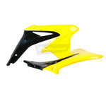 Polisport Radiator Scoops - Suzuki RMZ450 2008-17 - Black/ Yellow